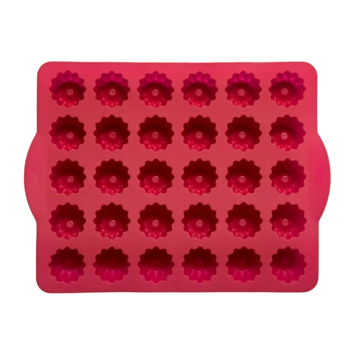 Moule 30 cannelés silicone- Rouge Silicone Pro