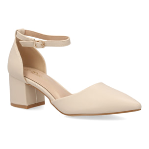 Zapato tacón cómodo elegante para mujer