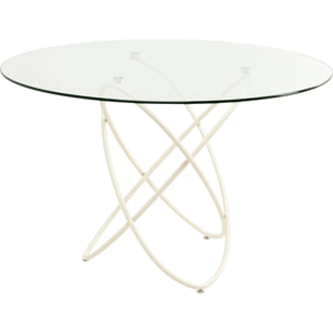 Table Molekular 120cm beige Kare Design