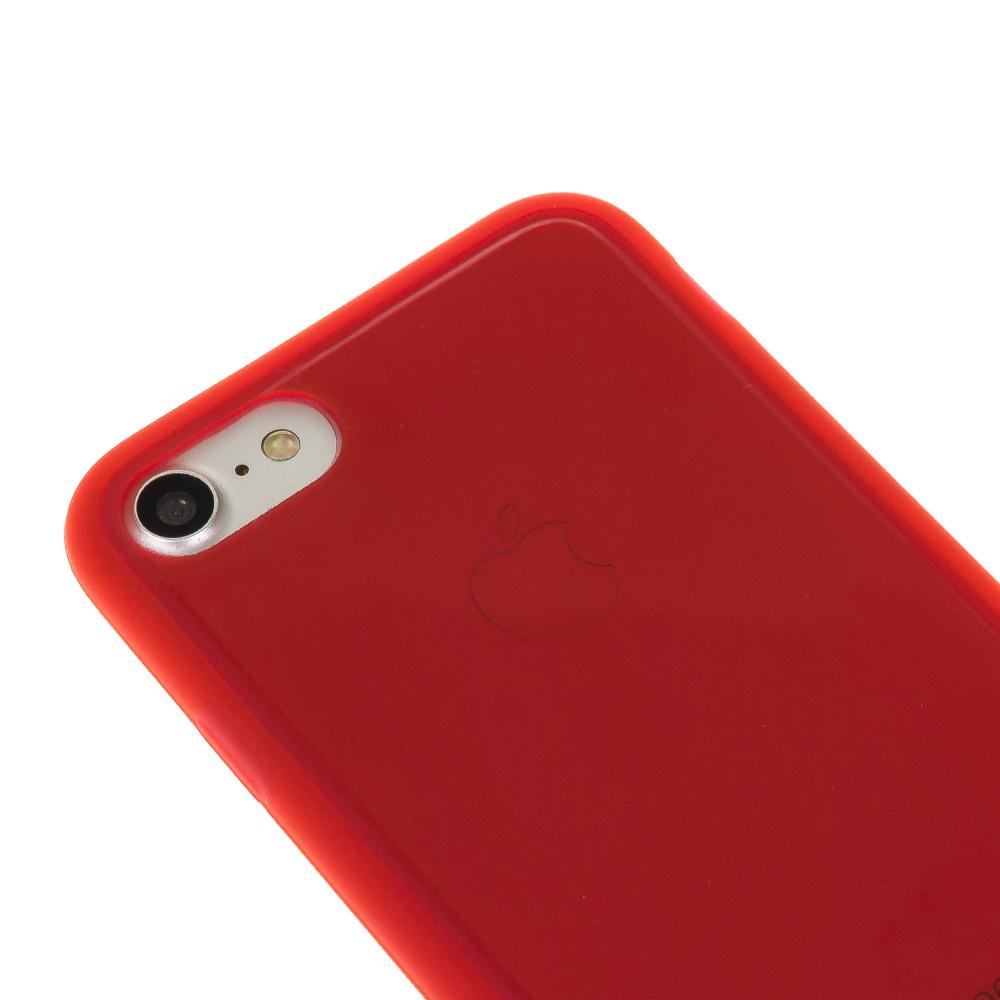 CARCASA TPU TRANSPARENTE CON COLOR IP7 / IPHONE 8