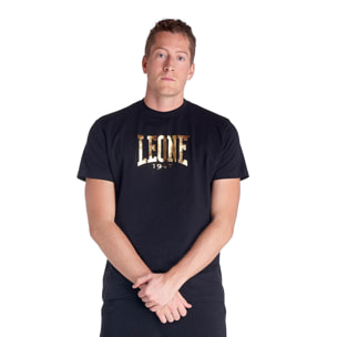 Camiseta de hombre con logo grande DORADO