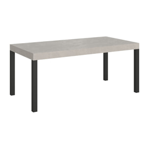 Tavolo allungabile 90x180/284 cm Everyday cashmere gambe antracite