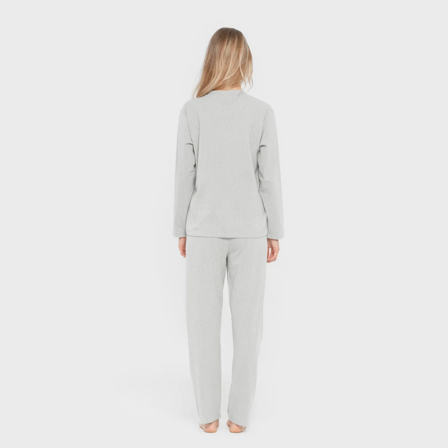 Pijama canale Raya Ancha lisa mujer