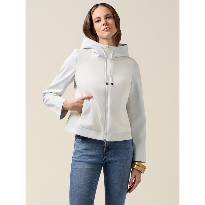 Oltre - Piumino lightweight combinato - Bianco