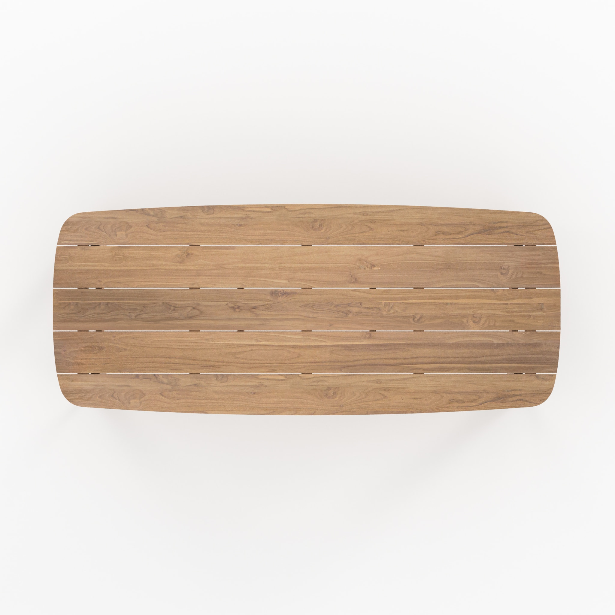 Table de jardin en bois de teck recyclé 10 personnes - Lumo