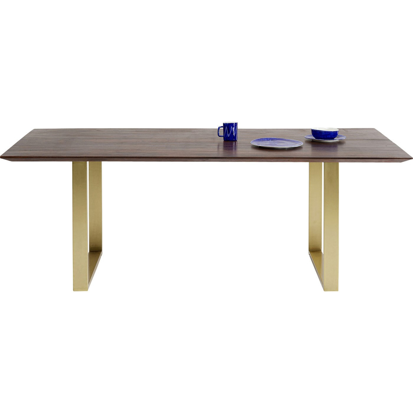 Table Symphony noyer laiton Kare Design