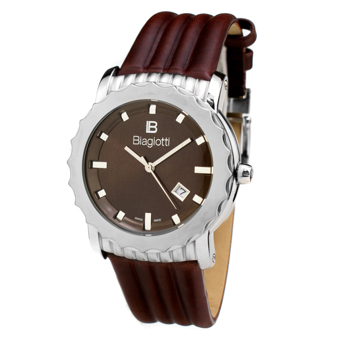 Reloj Laura Biagiotti LB0029M-04 Hombre Analogico Cuarzo con Correa de Piel