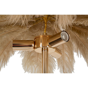 LAMPADA DA TERRA PALM CAMMELLO CM Ø 55X160