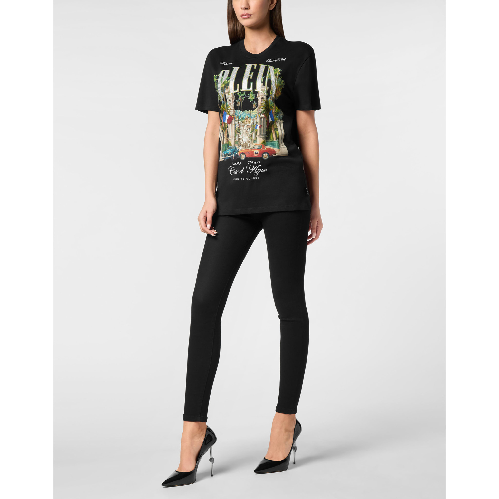 PHILIPP PLEIN T-Shirt Man Fit RACING