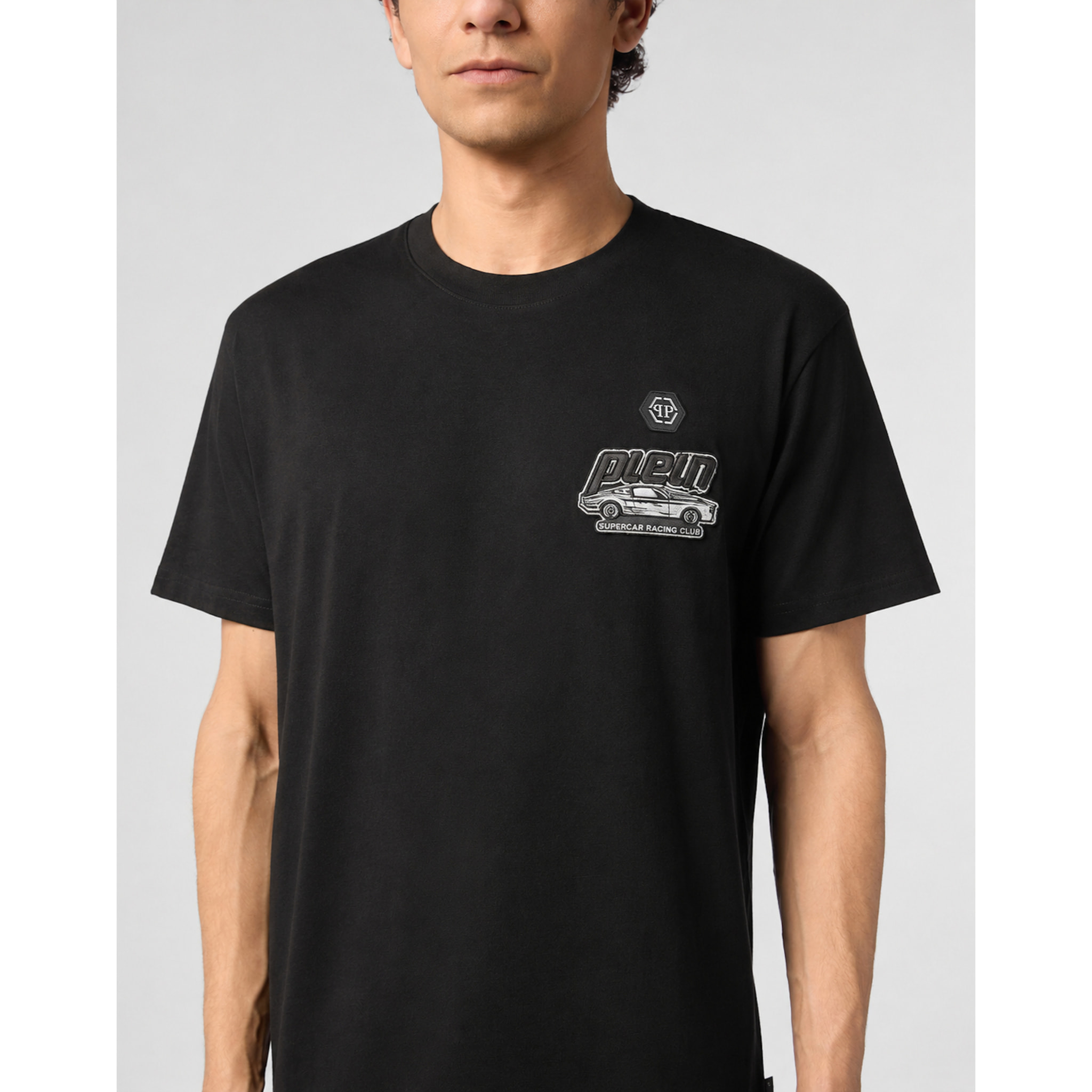 PHILIPP PLEIN T-shirt girocollo a maniche corte RACING