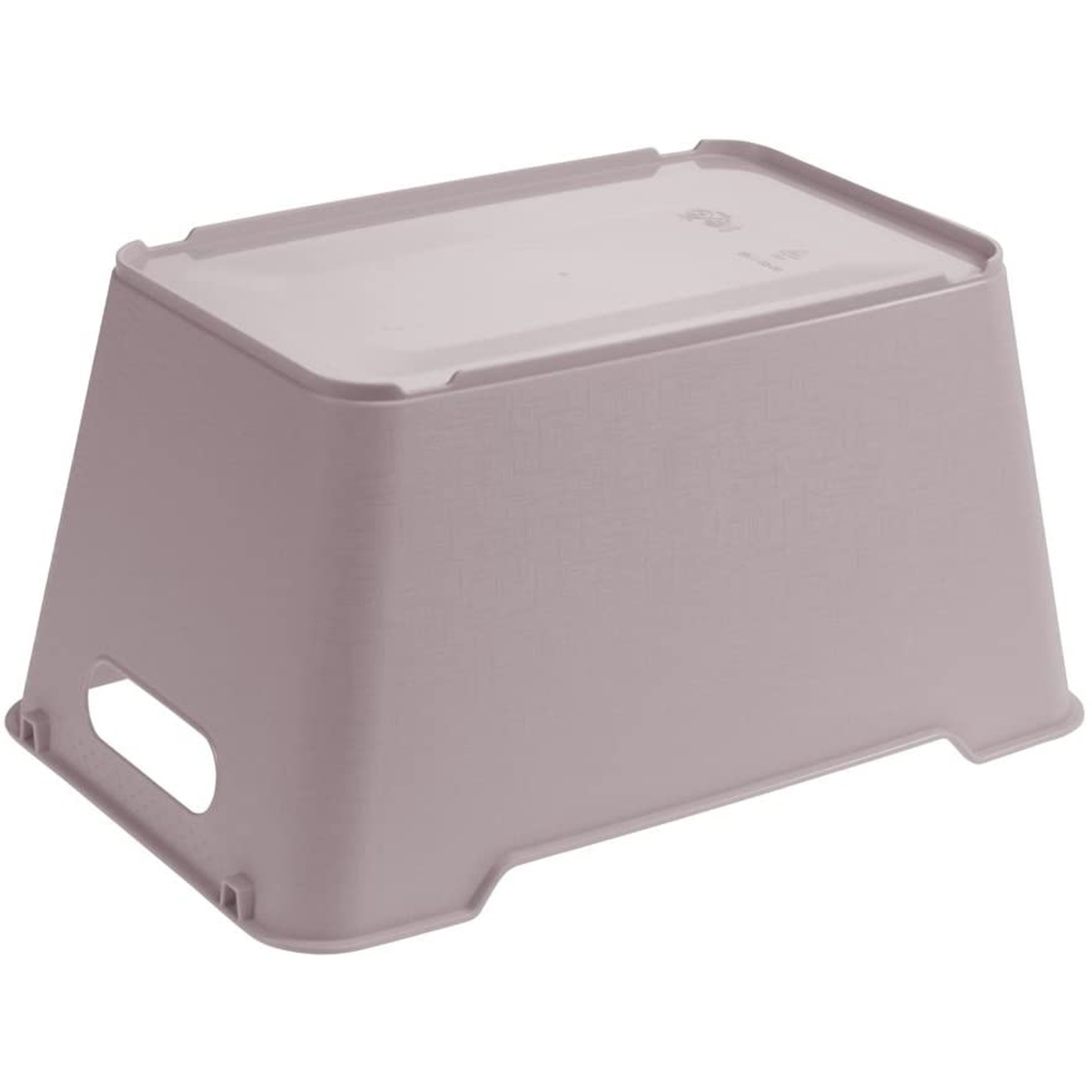 Caja de almacenaje de polipropileno 6l color gris