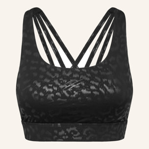 PLEIN SPORT Sports Bra LEOPARD