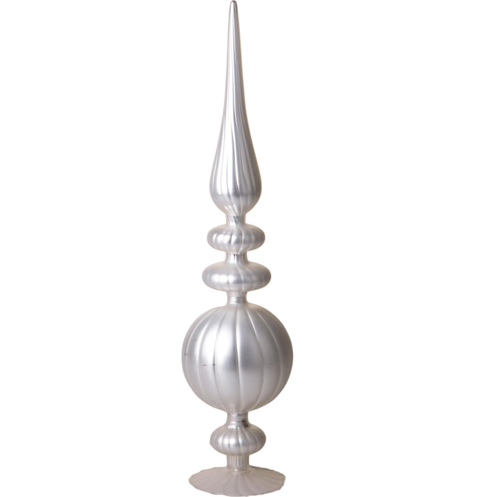 Glass topiary - Pezzi 1 - Colore Bianco - 12x52Hx12cm - Bianchi Dino