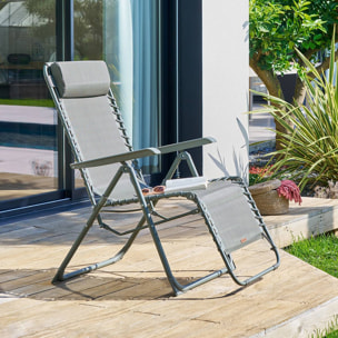 Fauteuil de jardin Silos vert laurier
