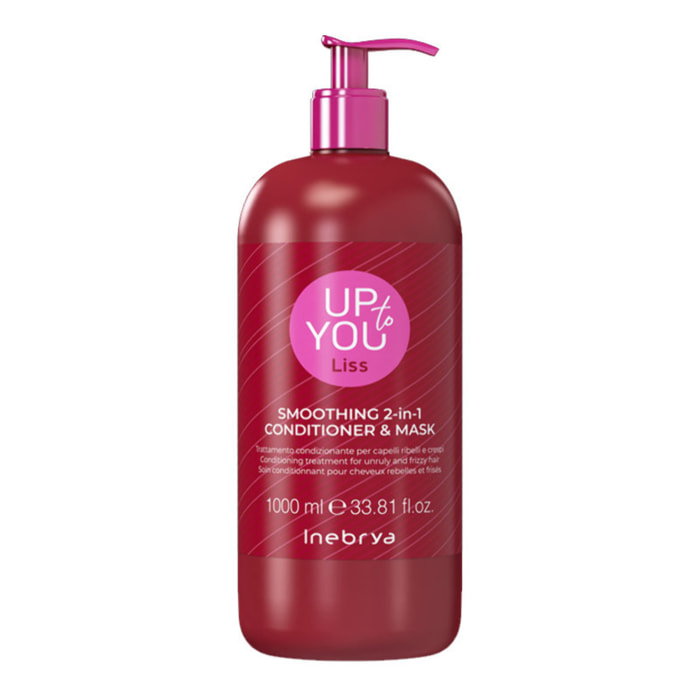 INEBRYA Up To You Liss Smoothing 2 In 1 Conditioner & Mask 1000ml