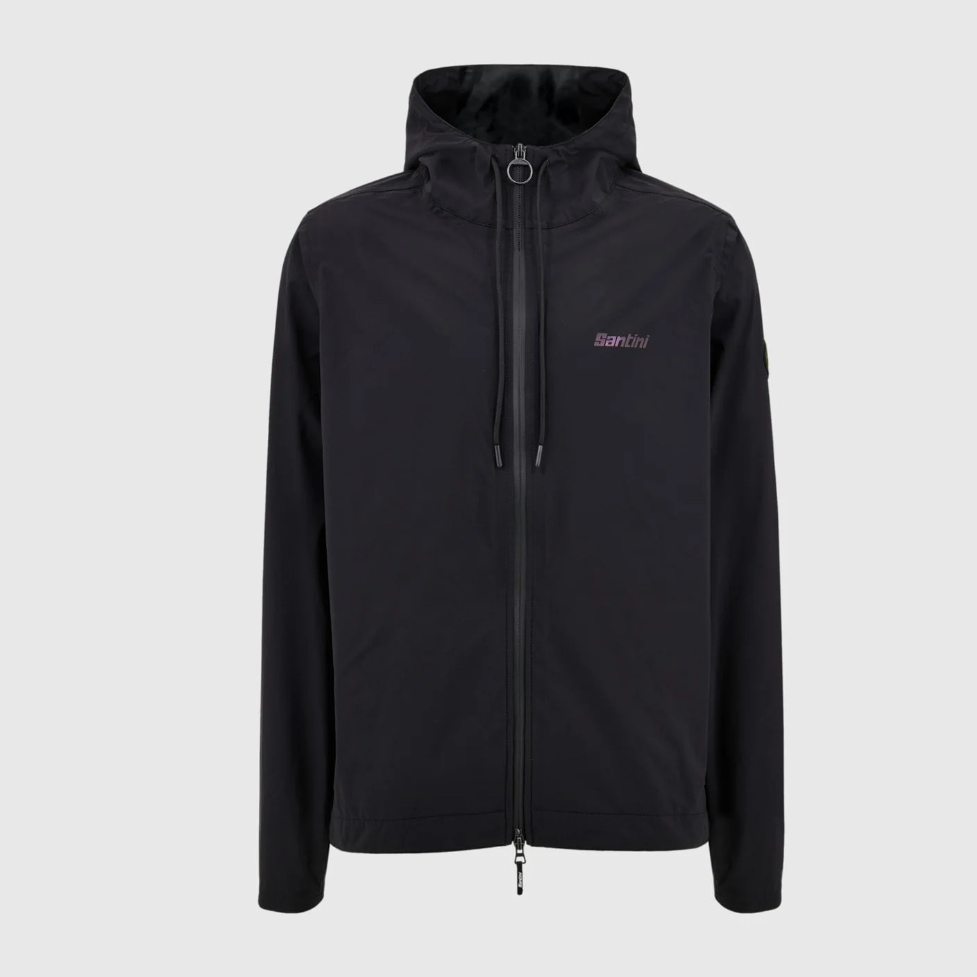 Pluvia Men's Rain Jacket With Hood - Noir - Noir