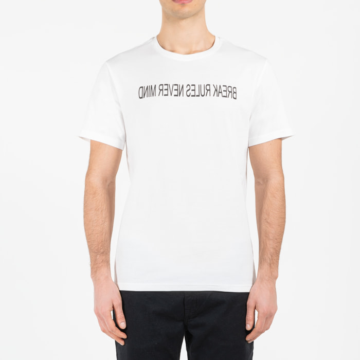 T-shirt jersey cotone organico narrow con stampa special