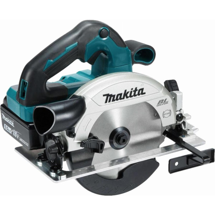 Sierra circular 18 V Li-Ion 5 Ah Batería 18 V LXT Ø 165 mm MAKITA - 2 baterías, cargador, maletín - DHS661RTJU