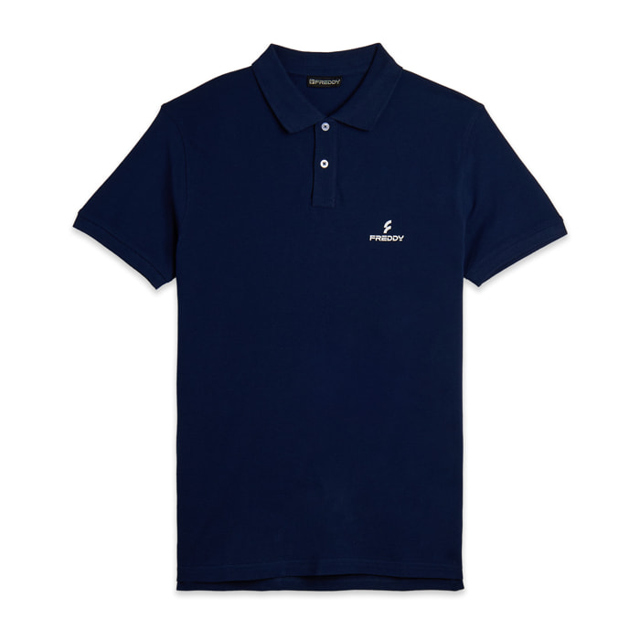 Polo Uomo in Piquet di Cotone 100% con Logo
