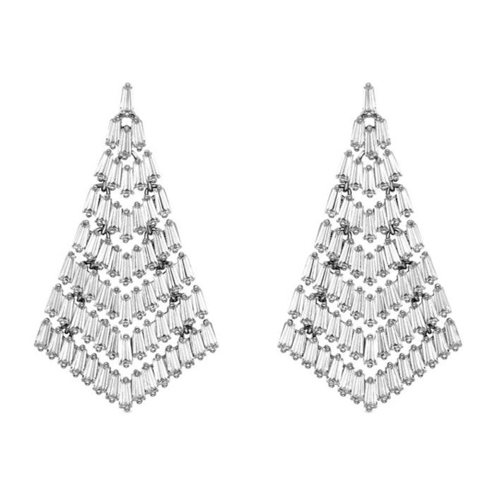 Pendientes Lux by Lux acabadoss en oro rosa de 18K