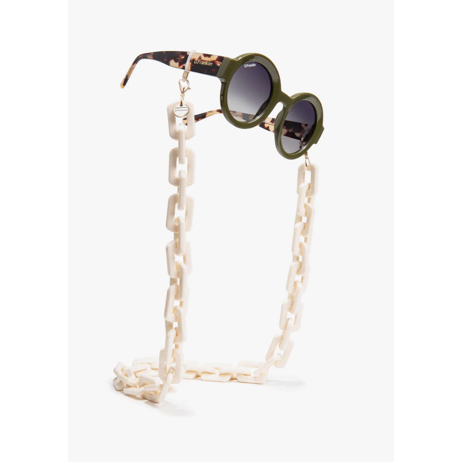 Cadena Gafas Link Chain Blanco D.Franklin