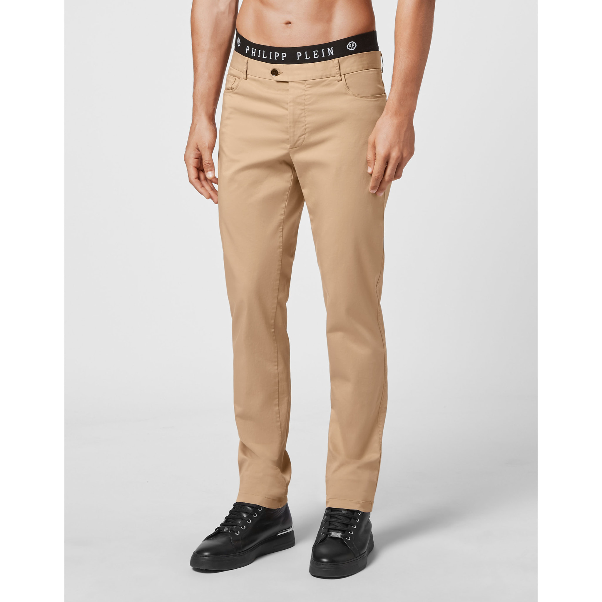 PHILIPP PLEIN Trousers Chinos fit ICONIC PLEIN