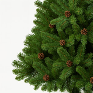 Boho - Albero di Natale con pigne in PVC ø111x180H cm, 697 Punte