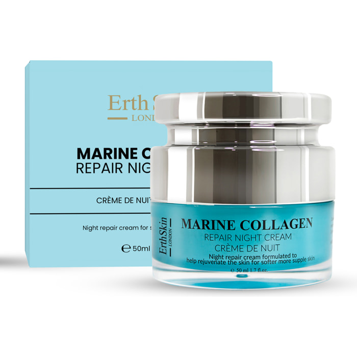 Crema de noche con colágeno marino