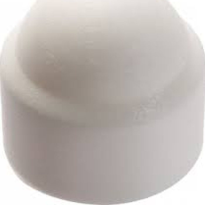 Boîte de 100 caches écrous hexagonaux blancs Ø 10mm ACTON - 8560110