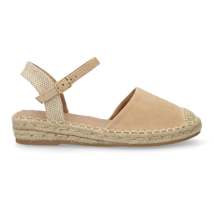 Alpargata mujer yute comoda cierre de hebilla