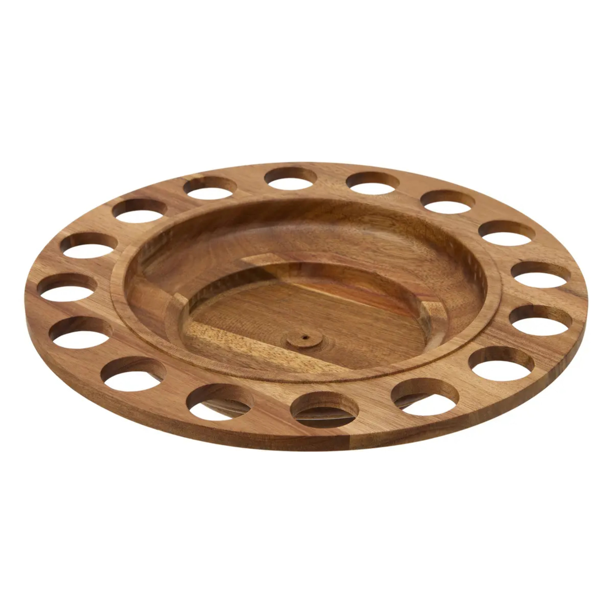 Jeu de roulette Jules ronde D.30cm 17 pièces rouge