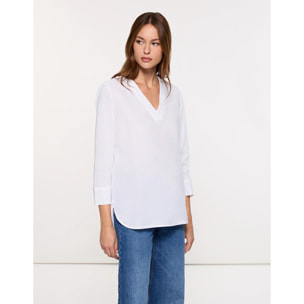 Blusa Manga Larga Blanco - Rosais