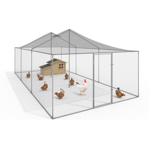 Volière grillagée 18m² - 6x3m