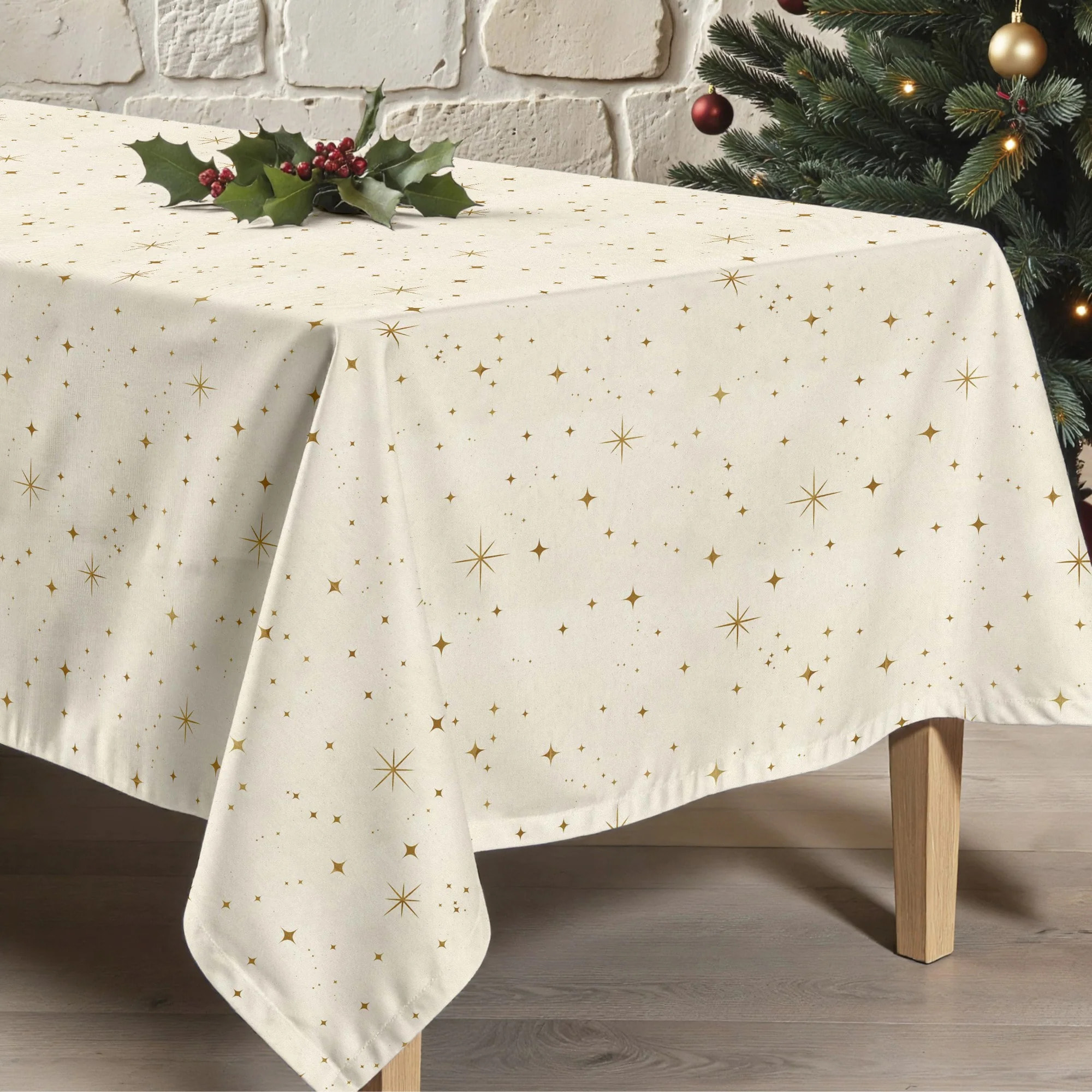 Nappe anti-taches Christmas Ciel Rouge 3