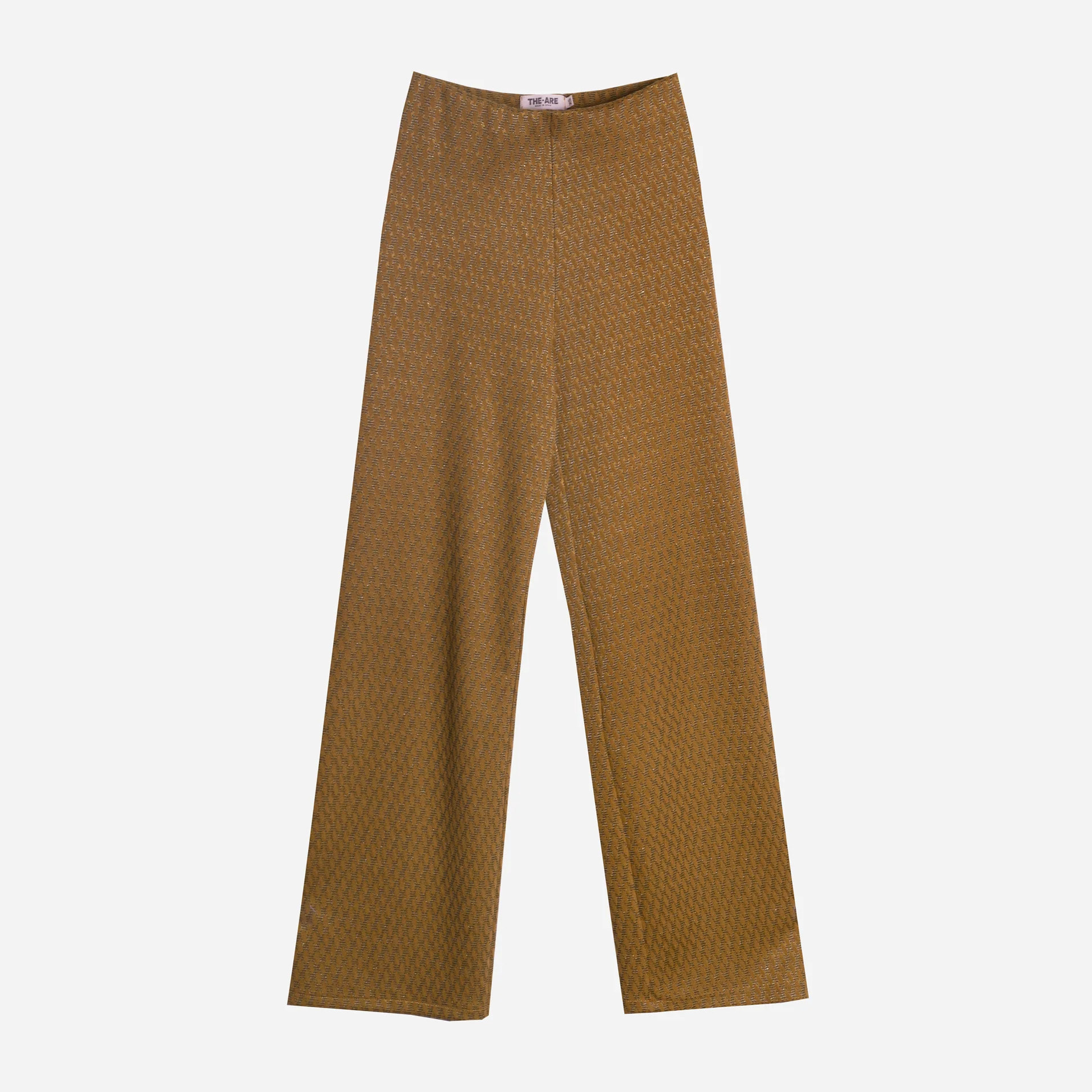 Pantalón de mujer cropped jacquard.