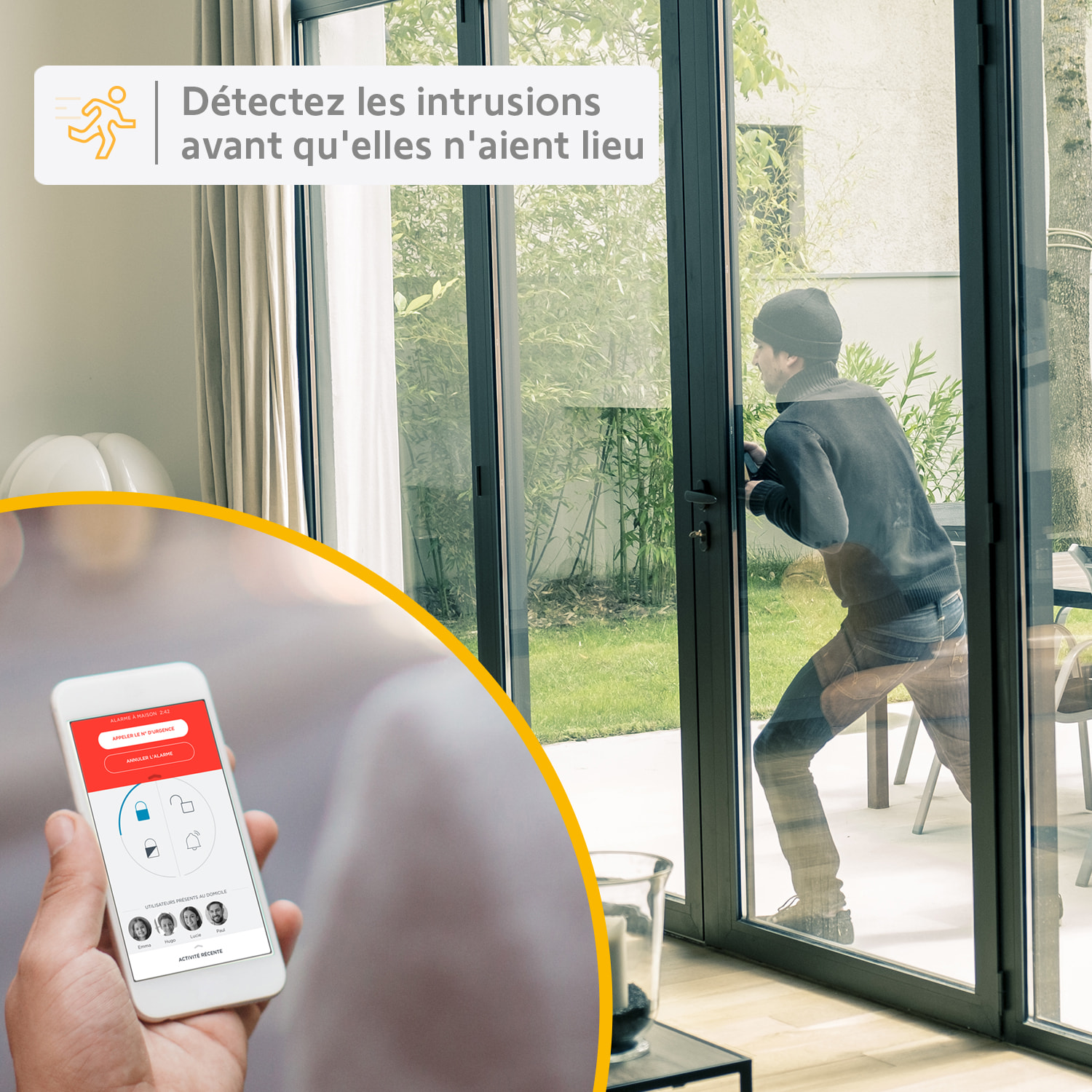 Home Alarm - Pack Extra avec sirène extérieure