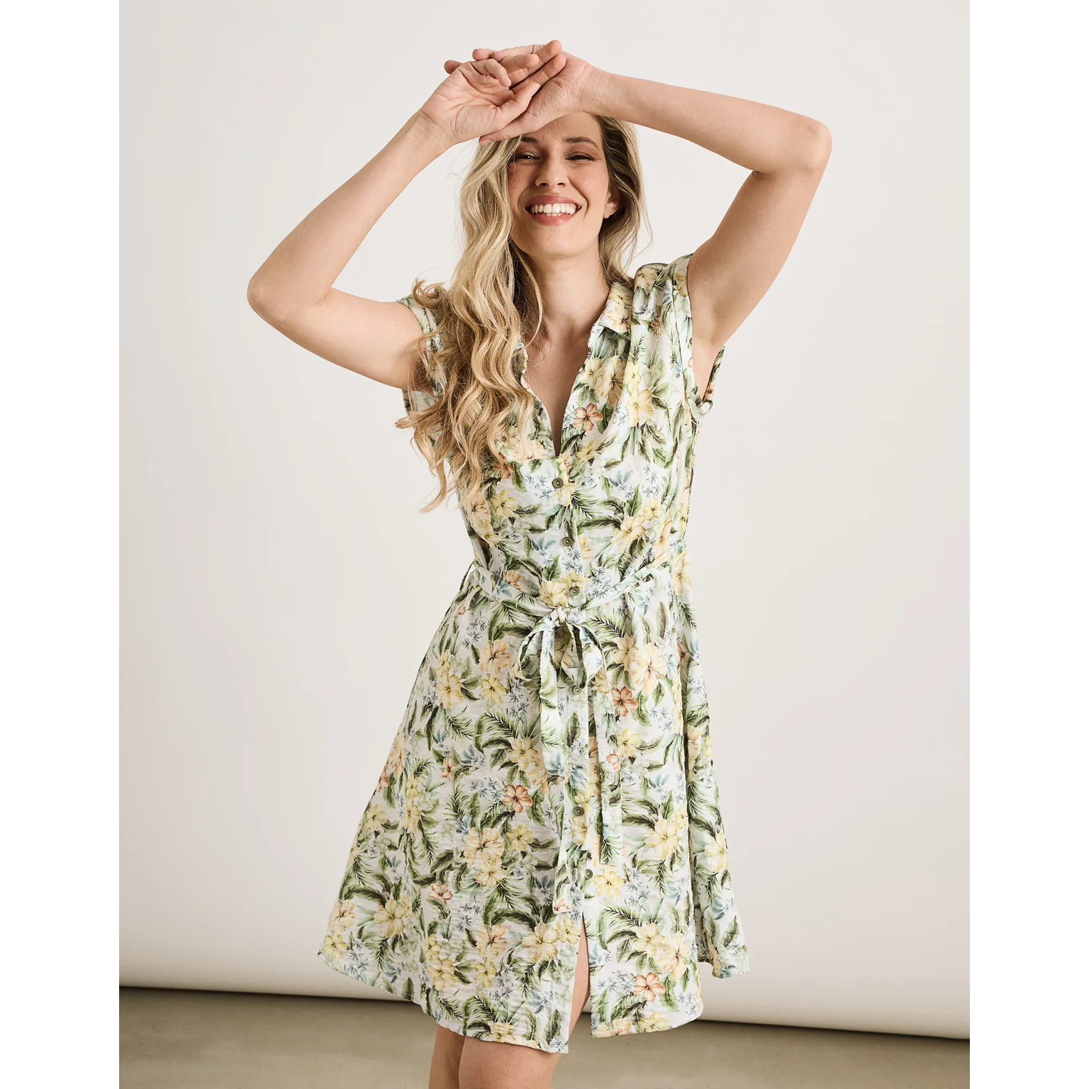 Vestido Corto Amarillo - Sason