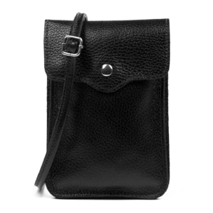 Albareto Bolso bandolera de mujer de piel auténtica acabado Dollaro