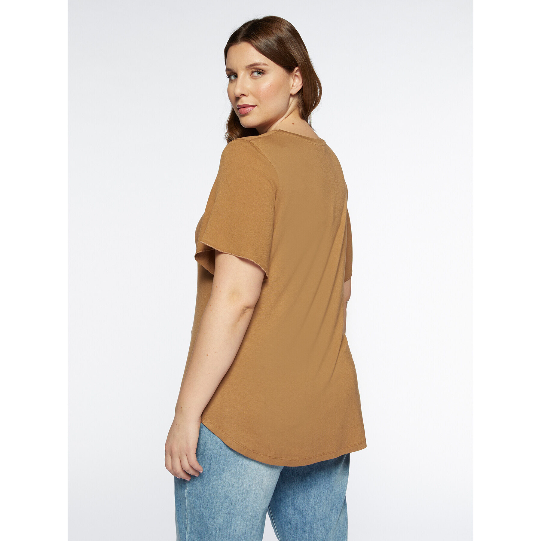 Fiorella Rubino - Camiseta con estampado de flores - Beige