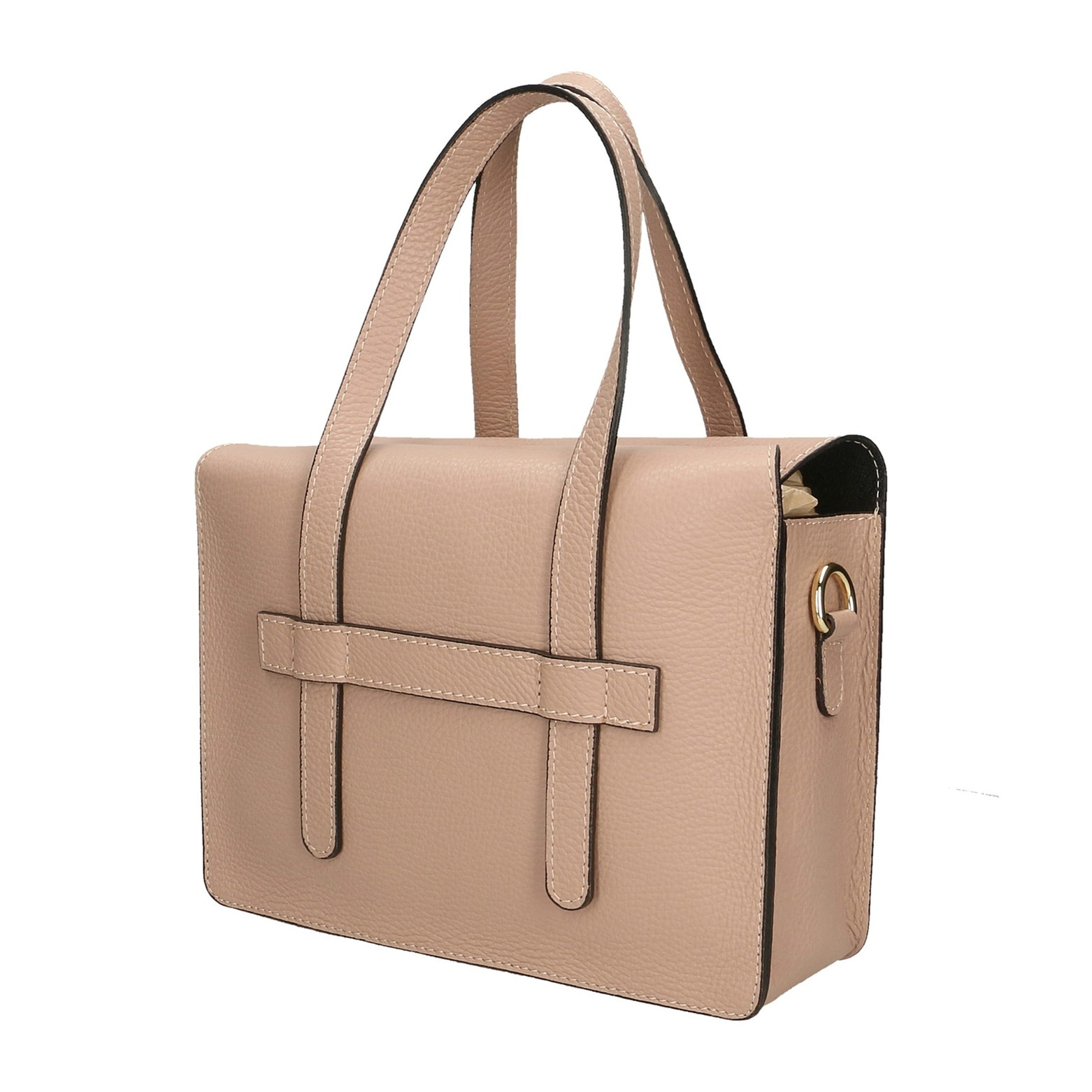Borsa a mano da donna - Modello Cielia - Vera pelle - 20.0 x 25.0 x 8.0 cm