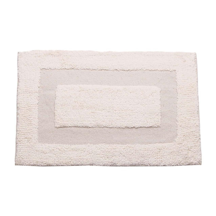 Alfombra de baño lira beige 40x60cm