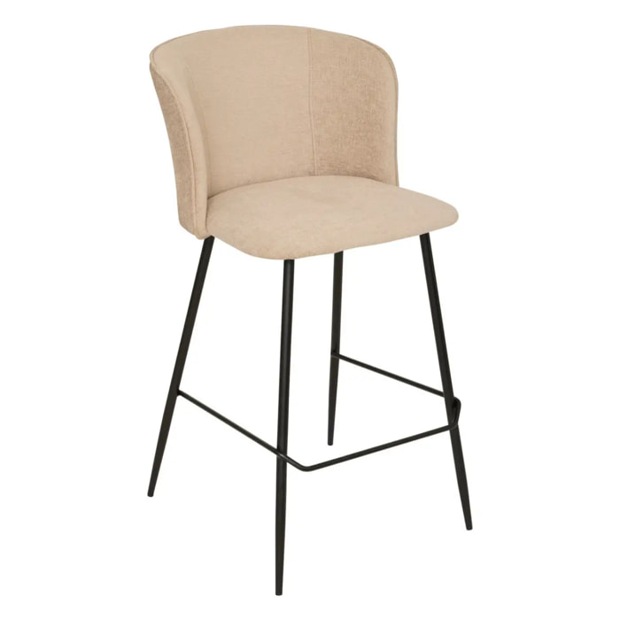 Tabouret de bar Jasny beige 52,5x48cm