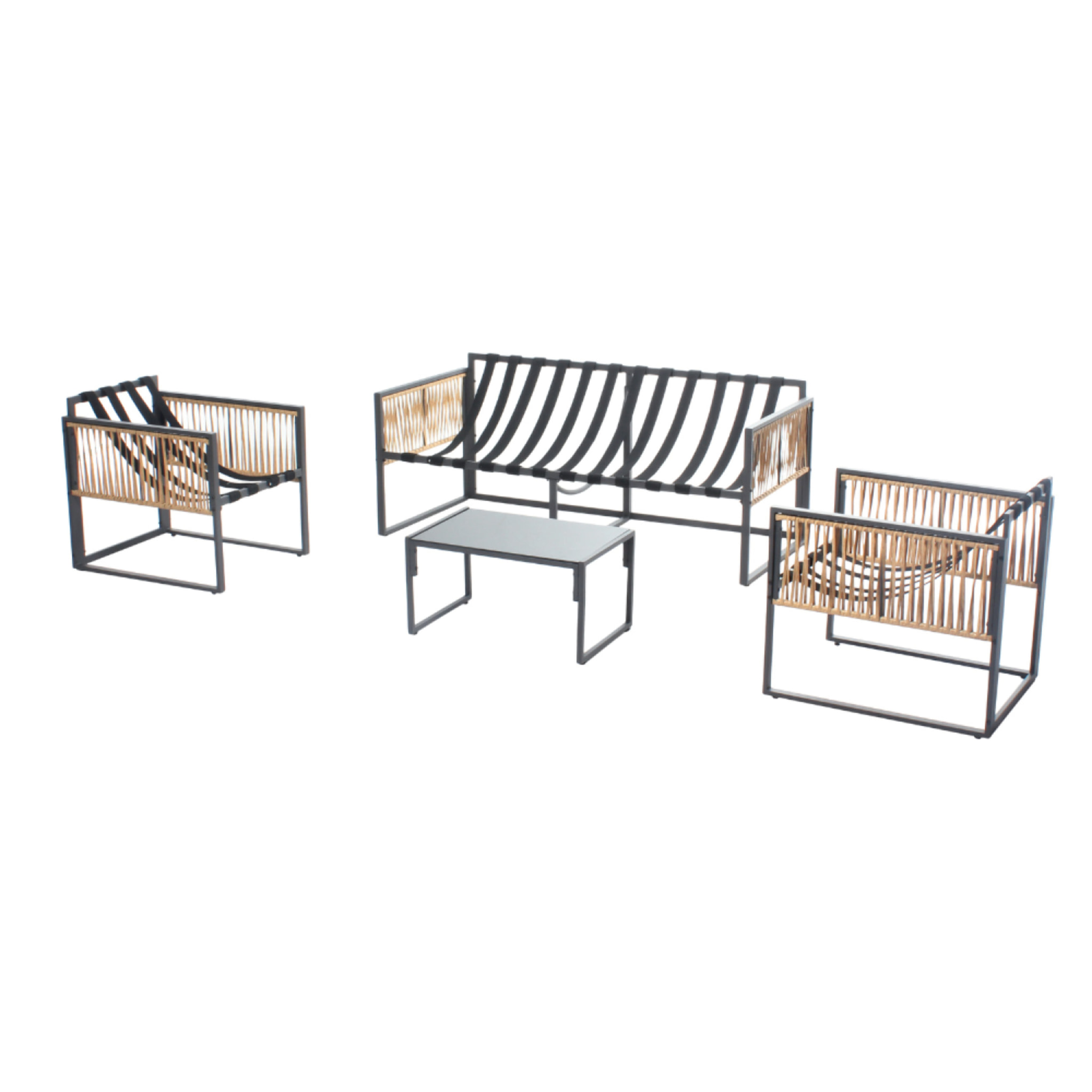 Salon de jardin avec table 5 places FORLI