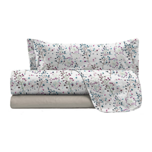 COMPLETO LETTO FANTASY PIAZZA E MEZZA - 100% MICROFIBRA