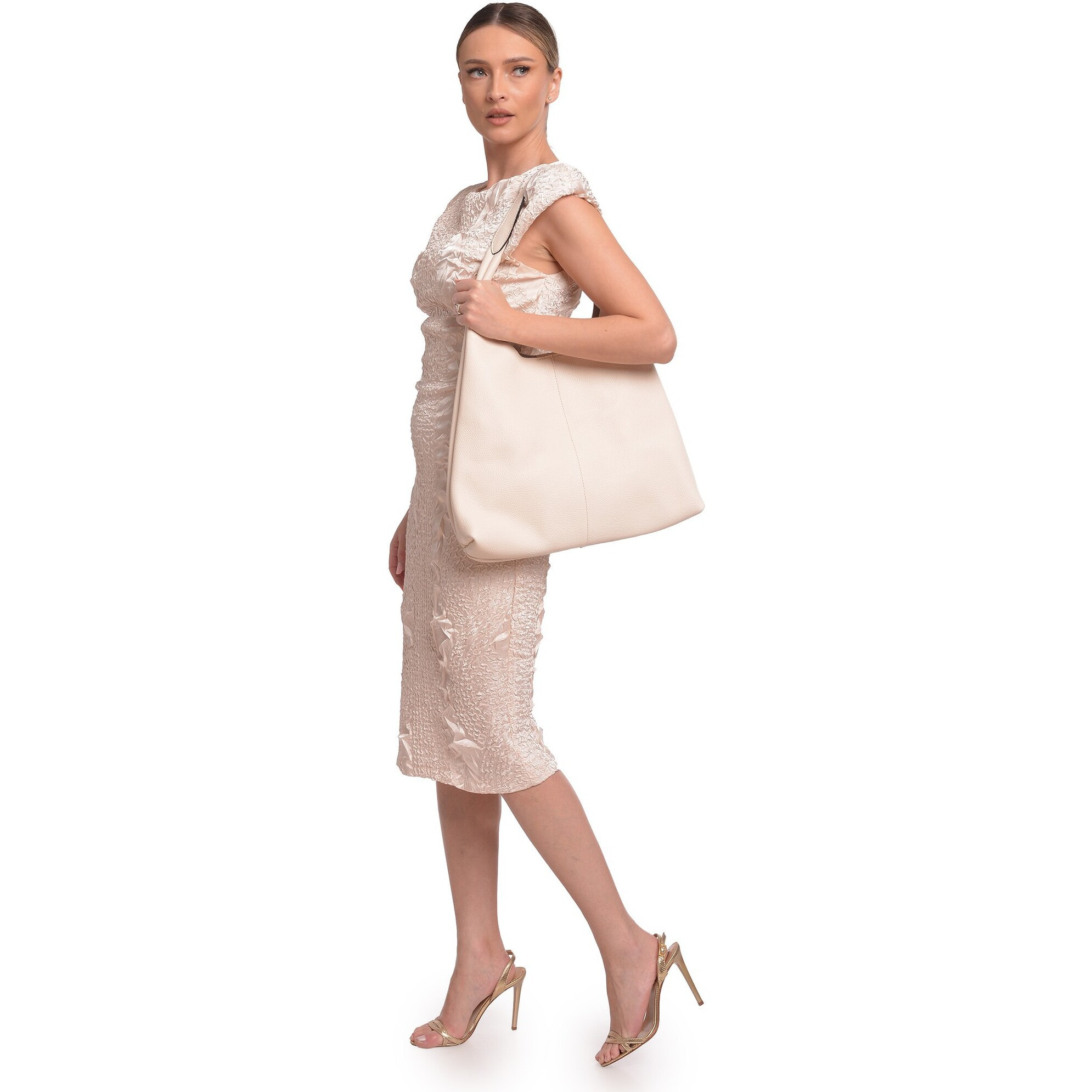 Shopper Anna Luchini Beige
