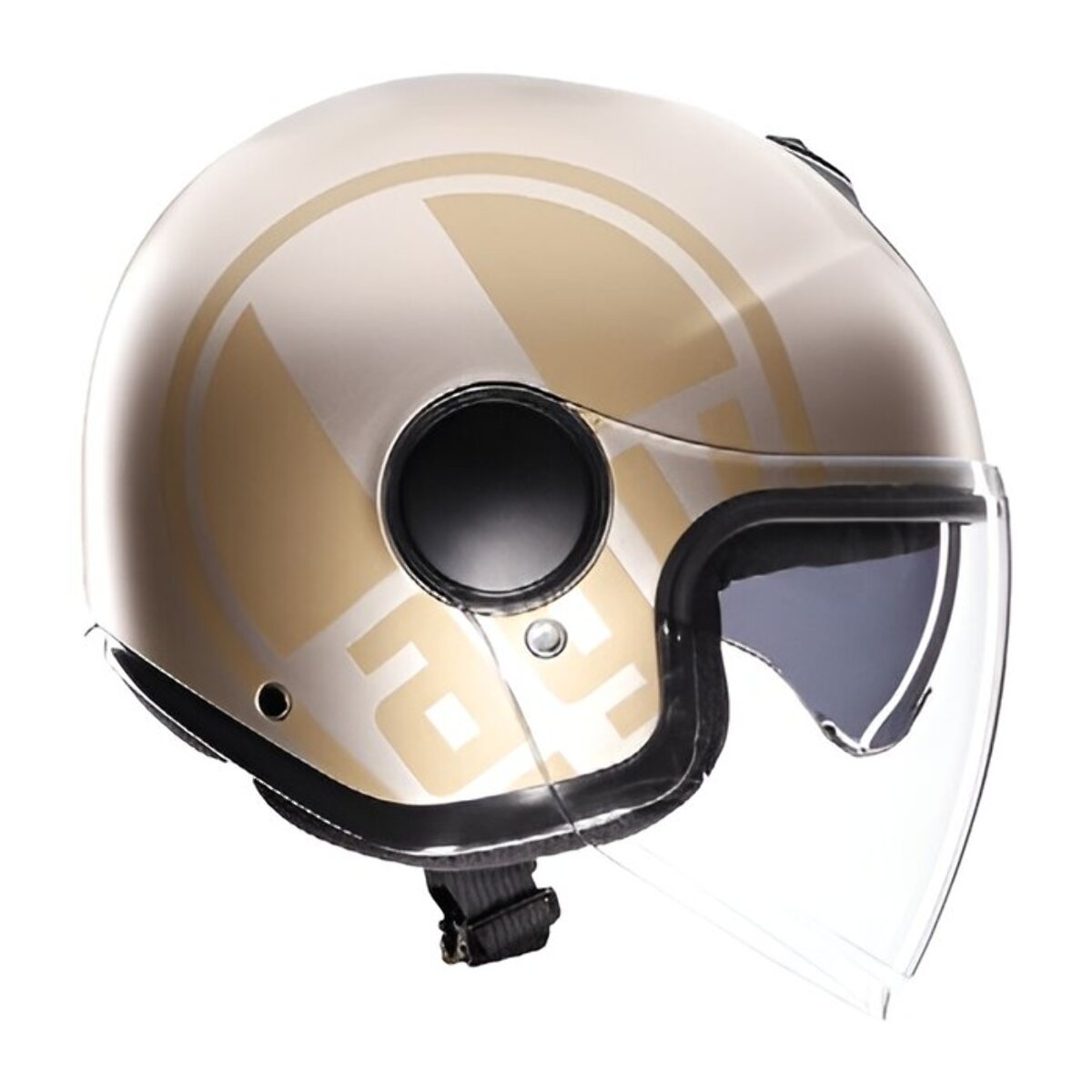 CASCO AGV ETERES E2206 SIROLO MATT WHITE/GOLD