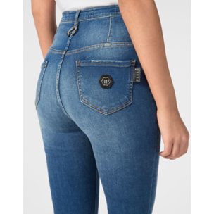 PHILIPP PLEIN Jegging de cintura alta