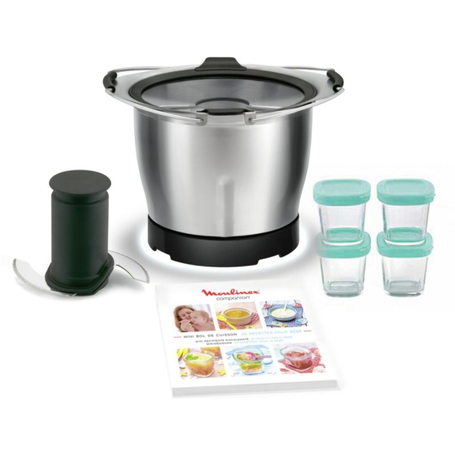 Mini cuve MOULINEX XF387E10 Mini-cuve COMPANION +4pots bébé