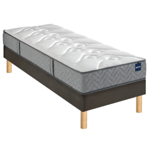 Ensemble ENERGIZING 1 place|Matelas H 23 cm avec sommier ferme |confort ferme