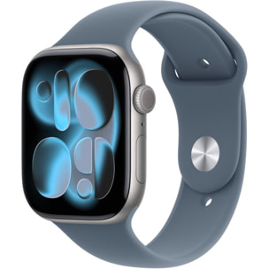 Bracelet APPLE 46 mm - M/L Sport bleu maritime